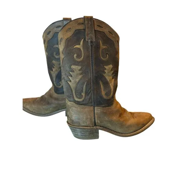 Justin Boots Men's Stampede Copper Kettle  Steel Toe Work Boot- Size 8.5