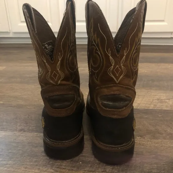 Justin Men's Cochise Round Toe Work boots 9D
