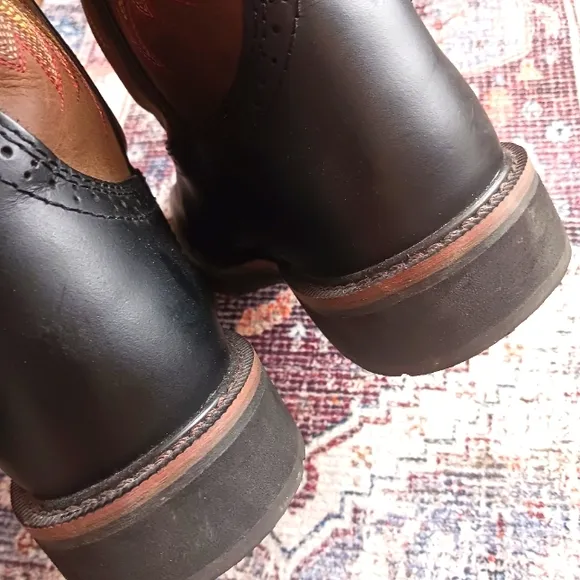 Justin Men's Driller Square Composite Toe Work Boots Leather