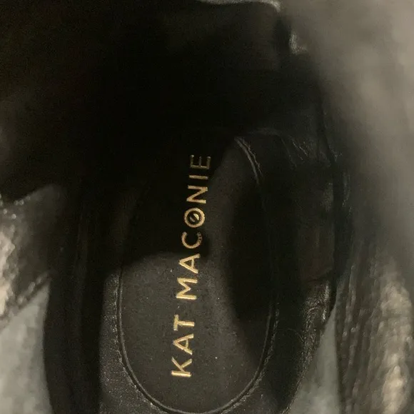Kat maconie boots ankle heeled boots size 7 black