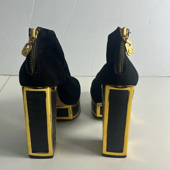 Kat maconie boots ankle heeled boots size 7 black