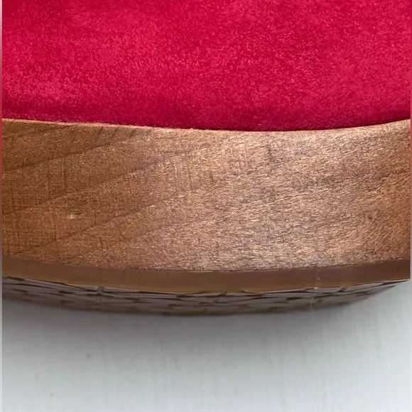 Kate Spade Amsterdam Suede Lava Falls Clogs- 8.5