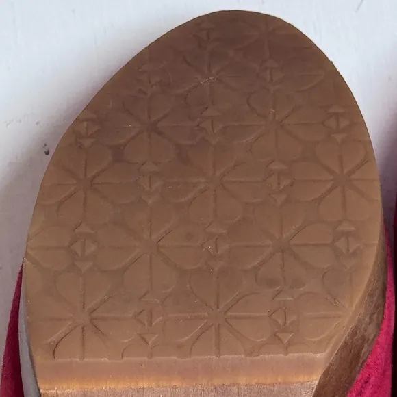 Kate Spade Amsterdam Suede Lava Falls Clogs- 8.5