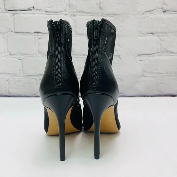 Katy Perry Jeffree Mesh Studded Ankle Boots 7.5