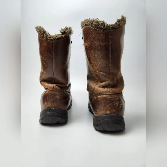 Keen Brown Leather Womens Boots Size 9‎ Lace Up Boots Hiking Boots Winter Boots