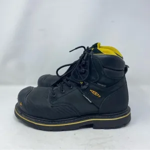Keen Men’s 7 Black Tacoma Steel Toe Black Work Ankle Boots