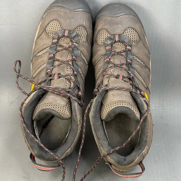 KEEN Men's Lansing Mid Waterproof Steel Toe Work Boots size 14