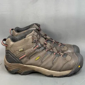 KEEN Men's Lansing Mid Waterproof Steel Toe Work Boots size 14
