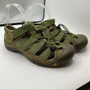 Keen Mens Newport H2 Sandals Green Washable Size 5