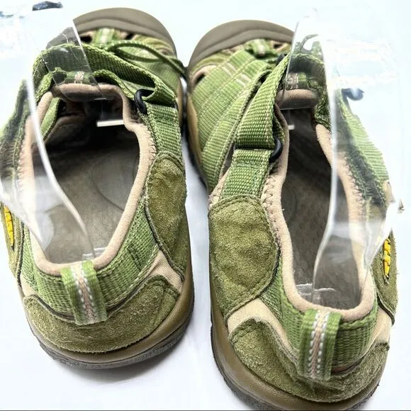 Keen Mens Newport H2 Sandals Green Washable Size 5