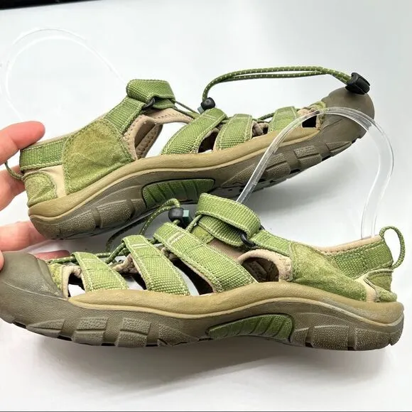 Keen Mens Newport H2 Sandals Green Washable Size 5