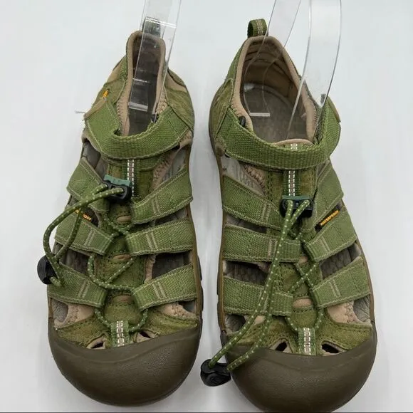 Keen Mens Newport H2 Sandals Green Washable Size 5