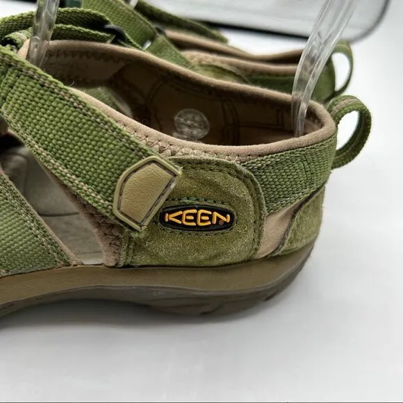 Keen Mens Newport H2 Sandals Green Washable Size 5