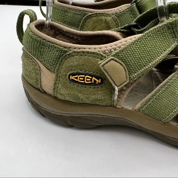Keen Mens Newport H2 Sandals Green Washable Size 5