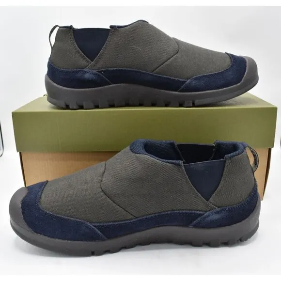 Keen Mens Size 10.5 Hoodcamp FR Black Olive Sky Captain Slip On Shoes