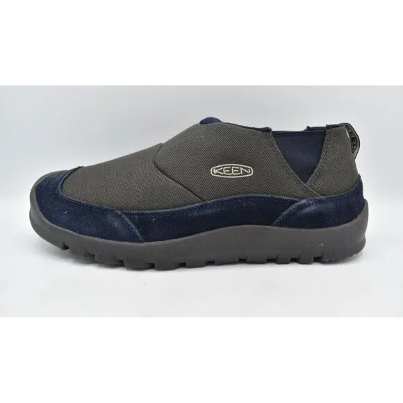 Keen Mens Size 10.5 Hoodcamp FR Black Olive Sky Captain Slip On Shoes