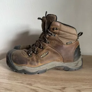 Keen Revel III Waterproof Winter Boots Mens 12 M Brown Leather Hiking Work Wear