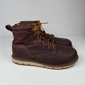 KEEN San Jose 6&quot; Utility Casual Work Boots Brown Gingerbread/Gum Mens Size 10.5D