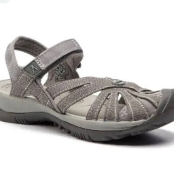 Keen Silver Metallic Sandals Women's Size 8