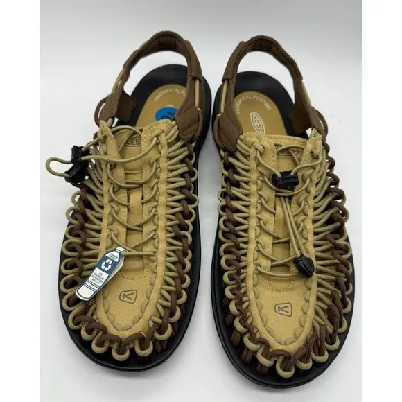 Keen Uneek Sandals Khaki/D.Earth New Without Box Orig. $140 Size 10