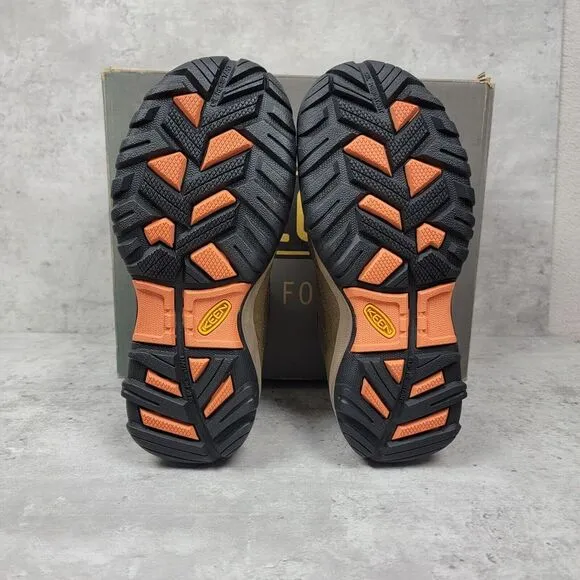 Keen Womens Work Shoes Boots Mesa ESD‎ Steel Toe Women's 5.5M Brown Safety