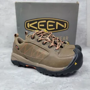 Keen Womens Work Shoes Boots Mesa ESD‎ Steel Toe Women's 5.5M Brown Safety