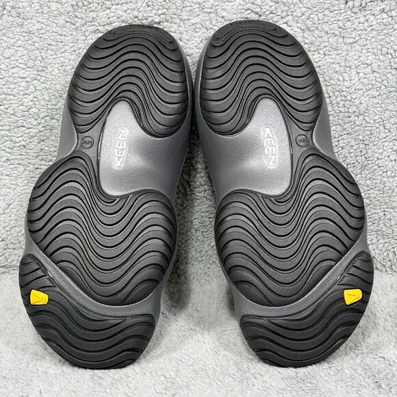 Keen Yogui Mens Size 14 Slip On Clogs Shoes Magnet Gray Black 1024633