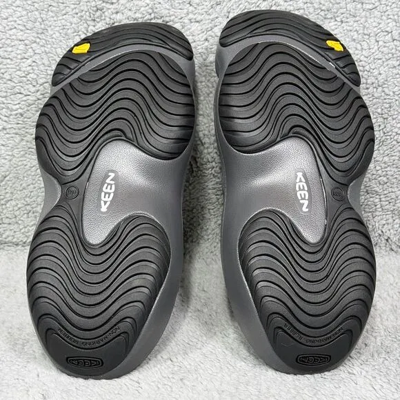 Keen Yogui Mens Size 14 Slip On Clogs Shoes Magnet Gray Black 1024633