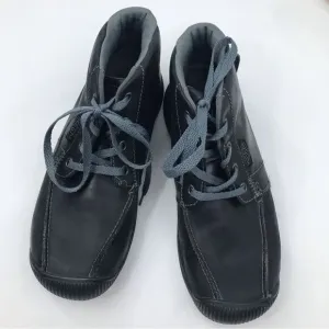 KEEN Black Leather Chukka Lace Up Ankle Boots