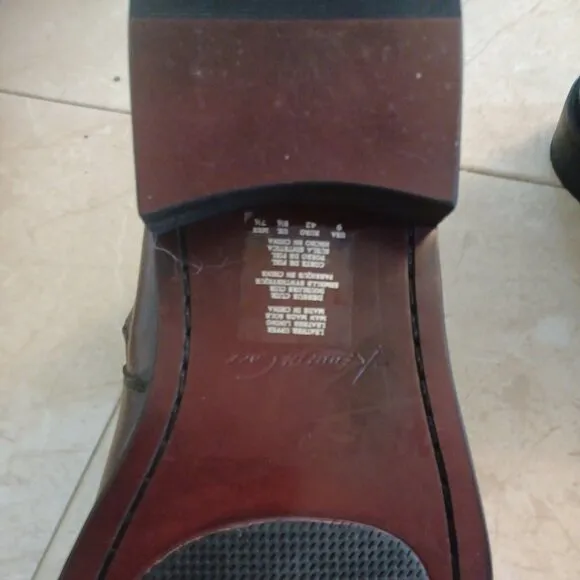 Kenneth Cole Men's Leather Boots‎ Chelsea 9