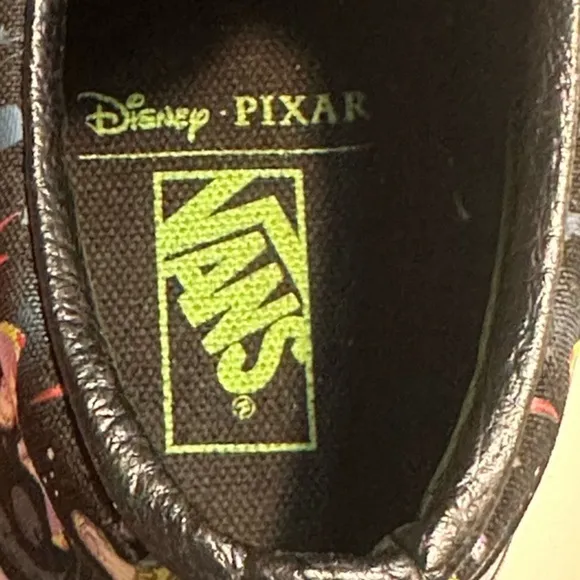 Kid's Disney Pixar Toy Story ANDY Slip-On Vans Shoes Size 4.5 GUC #CL-34