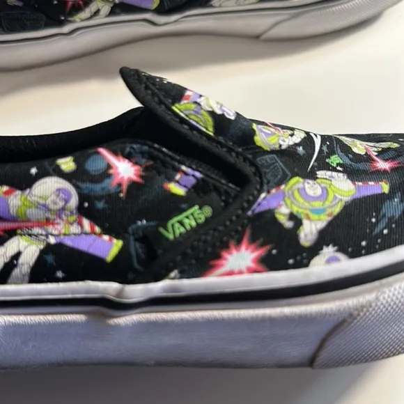 Kid's Disney Pixar Toy Story ANDY Slip-On Vans Shoes Size 4.5 GUC #CL-34