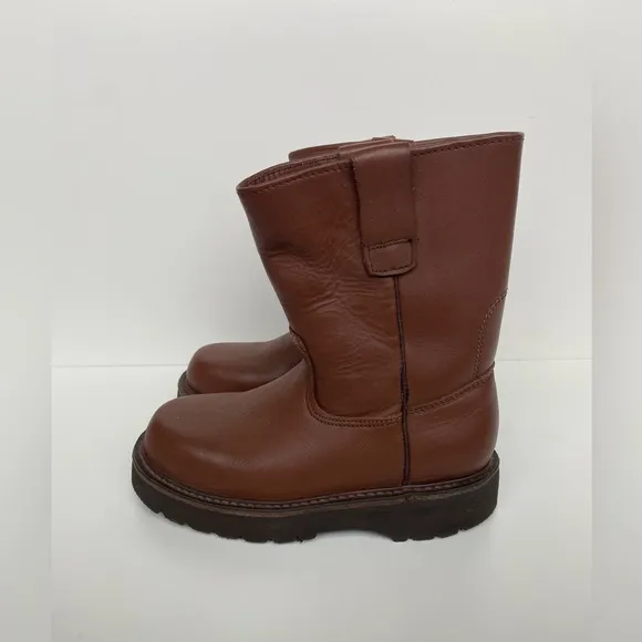 Kids Leather Work Boots