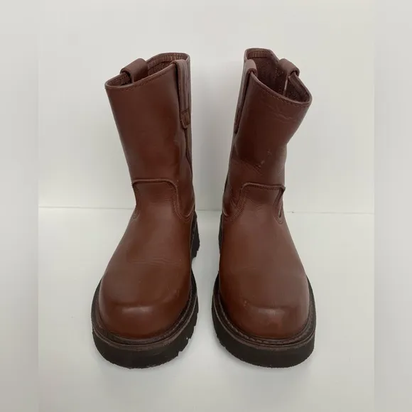 Kids Leather Work Boots