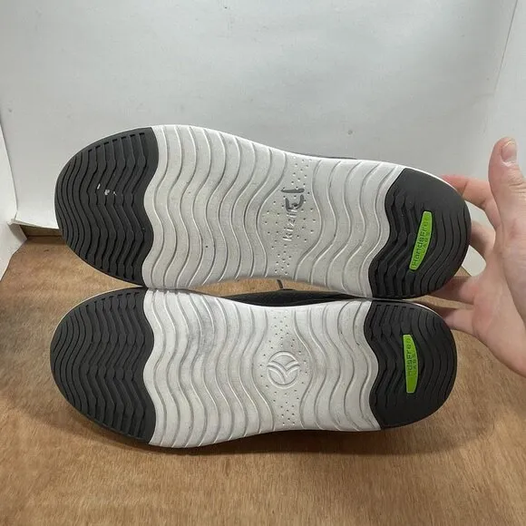 Kizik Lima Men Size 10.5 Wide Grey Hands Free Slip On Sneaker Shoes