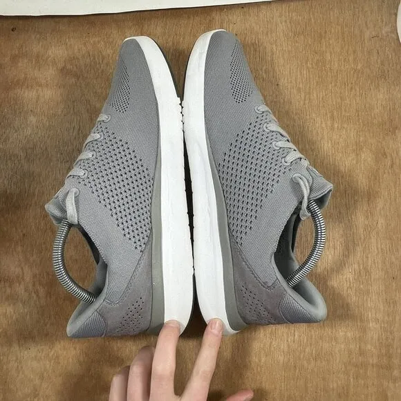 Kizik Lima Men Size 10.5 Wide Grey Hands Free Slip On Sneaker Shoes