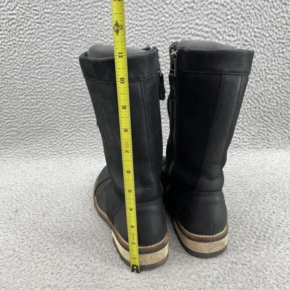 Kodiak Combat Boots Womens‎ 7.5 Black Leather Waterproof Goth Riding Work Biker