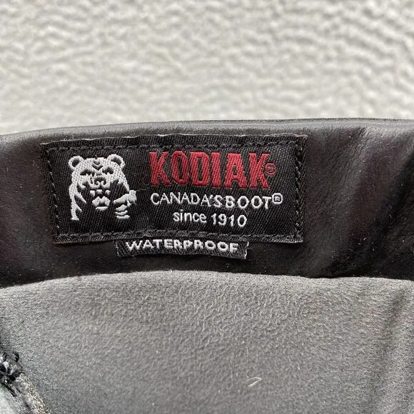 Kodiak Combat Boots Womens‎ 7.5 Black Leather Waterproof Goth Riding Work Biker