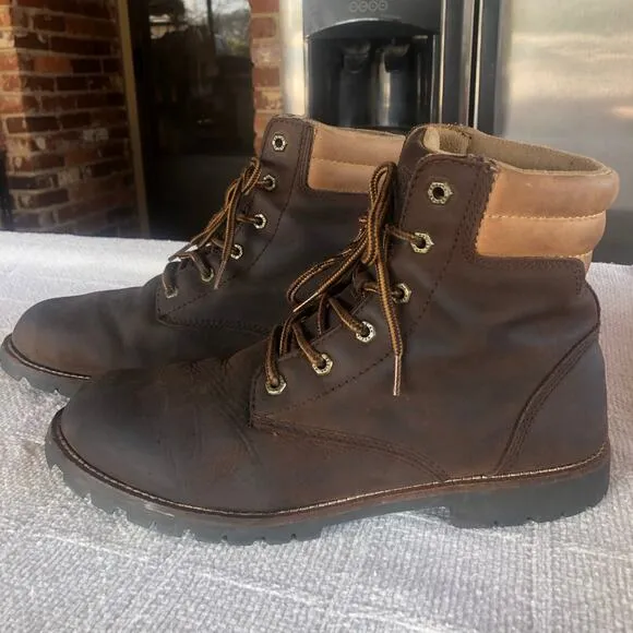 Kodiak Magog Leather Waterproof Work Boots Mens Size 11 Brown Utility Workwear