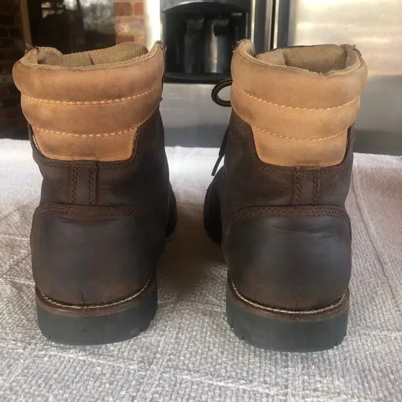 Kodiak Magog Leather Waterproof Work Boots Mens Size 11 Brown Utility Workwear