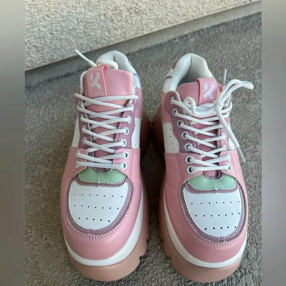 KOI Footwear strawberry Juice Trainers Size 7 massive platform dolly shoes