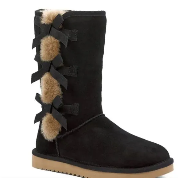 Koolaburra By Ugg Victoria Tall Boots- Black