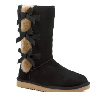 Koolaburra By Ugg Victoria Tall Boots- Black
