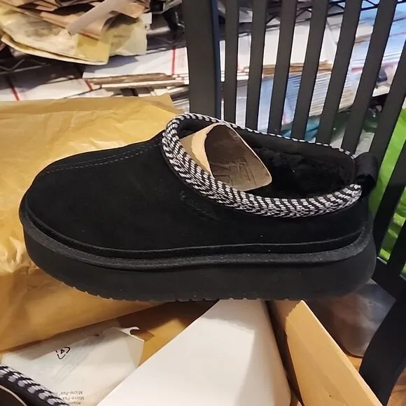 Koolaburra by UGG WL BURREE PLATFORM SLIPPER SHOES NWT