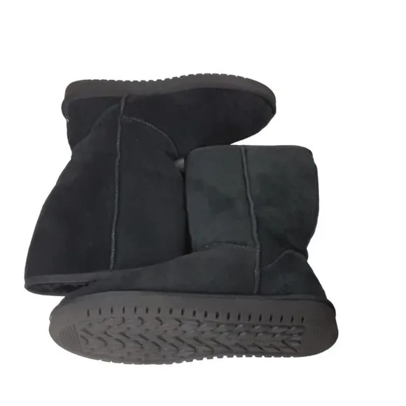 Koolaburra By UGG Womans Size 10 Boots Black Koola Tall 1017089 Suede Sheepskin