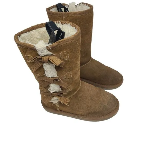 KOOLABURRA UGG BOOTS VICTORIA SHORT TALL KIDS STYLE # 1020171 SIZE 2 CHILDREN