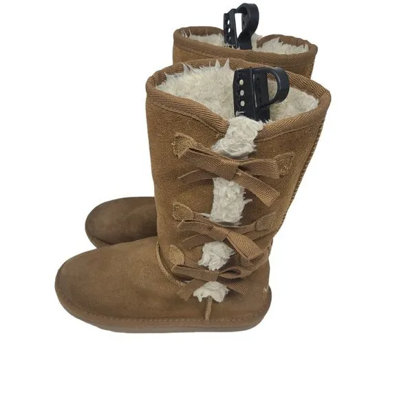 KOOLABURRA UGG BOOTS VICTORIA SHORT TALL KIDS STYLE # 1020171 SIZE 2 CHILDREN