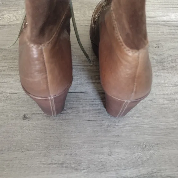 Kork-Ease Militaire Maya Platform Boots SIZE 10 Brown