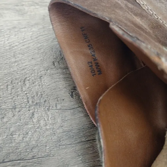 Kork-Ease Militaire Maya Platform Boots SIZE 10 Brown
