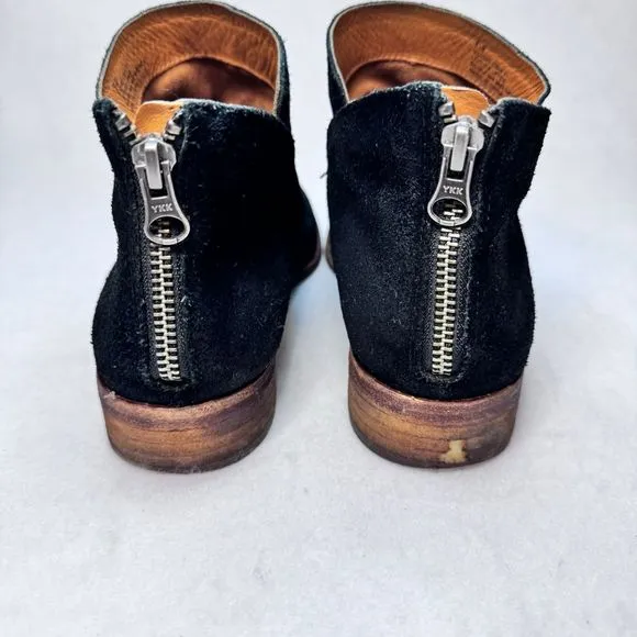 Kork Ease Ryder Ankle Boots Booties Black  Suede Leather; Sz 8.5M